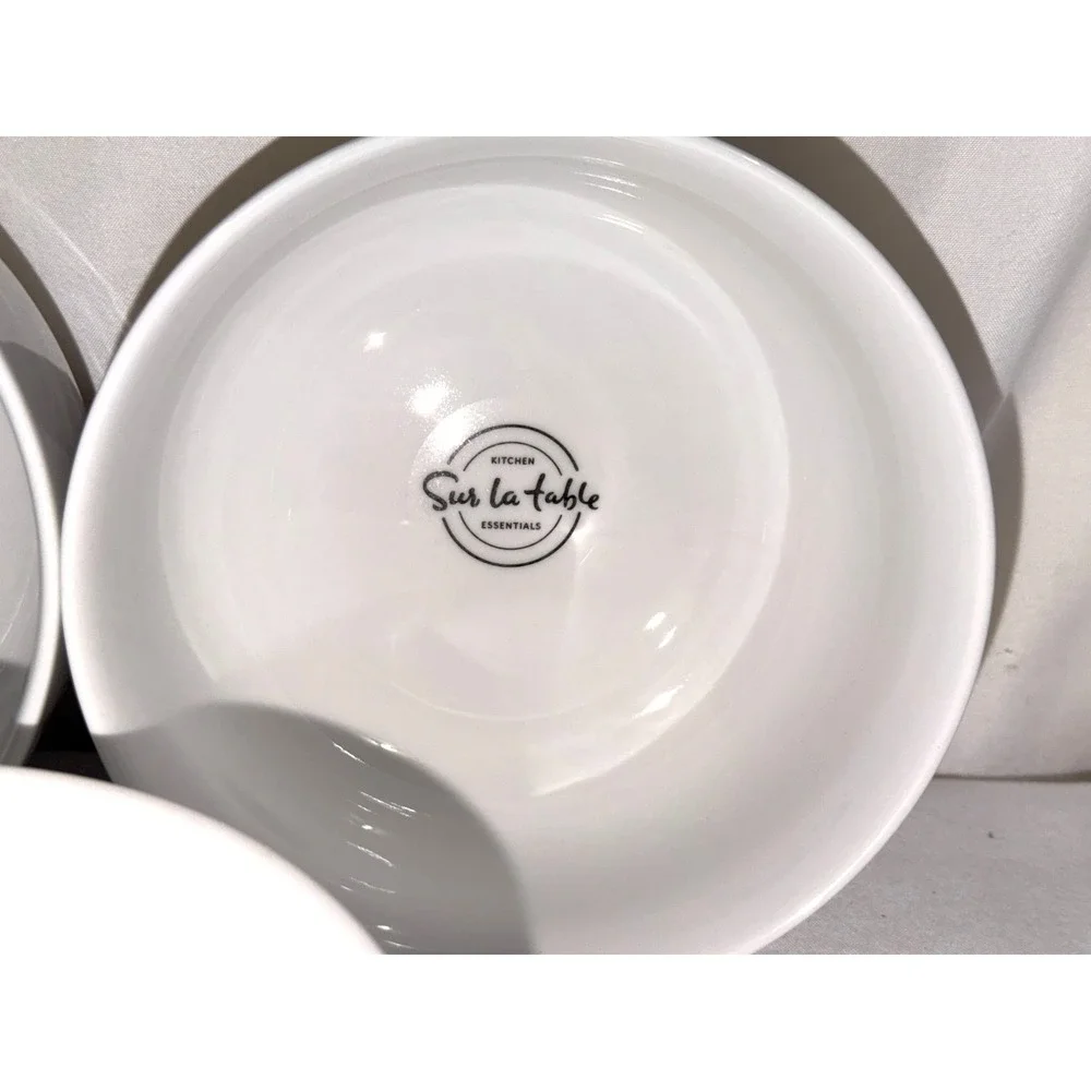 Sur La Table Fine Ceramic Cereal Bowls Set of 3  5.75